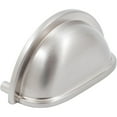 thumbnail image 1 of Estate Cup Cabinet Pull, 3 Inches, Satin Nickel by Stone Harbor Hardware, 1 of 3