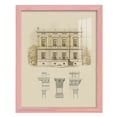 thumbnail image 1 of Estate & Plan IV -Framed Print w/glass-Sunset Pink, 1 of 7
