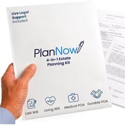 Estate Planning Kit with Last Will, POA, Living Will and Medical POA