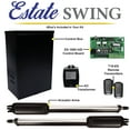 thumbnail image 1 of Estate Swing E-S1000D Solar Dual Swing Gate Opener Kit with Free Extra Remote - AC Charging Option, 1 of 6