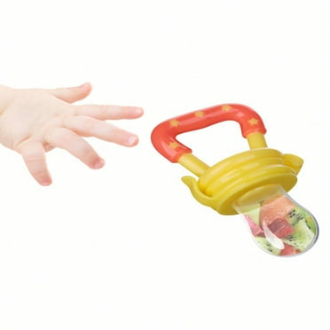 Estbridge Baby Food Feeder Silicone Fresh Fruit Feeder Teether Teething Toy For Toddlers & Infants  2pcs