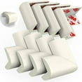 thumbnail image 1 of Estbridge Baby Proofing Corner Guards  16 Pack Pre-Taped Table Corner Protector for Baby  Soft Rubber Foam Furniture Corner Bumper Guards for Fireplace  Table  Stair  Cabinet (Black), 1 of 7