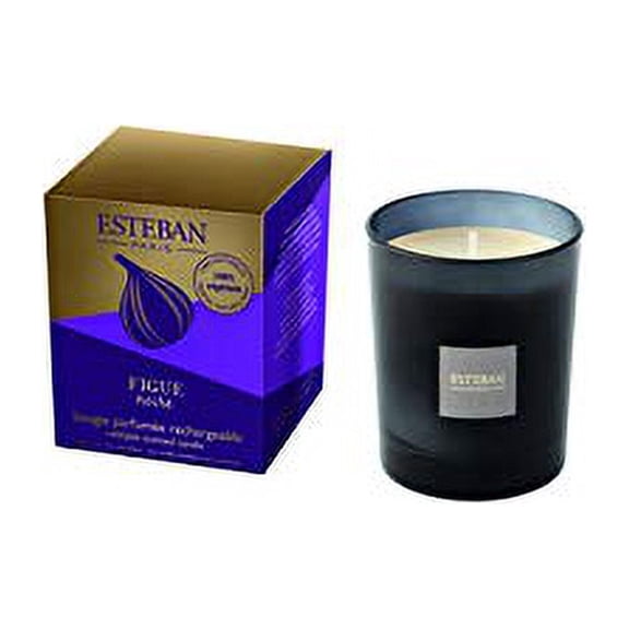 Esteban Black Fig Scented Candle Figue Noire Black