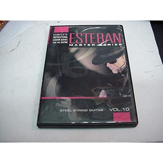 Esteban Master Series Steel String Guitar Volume 10 DVD NEW