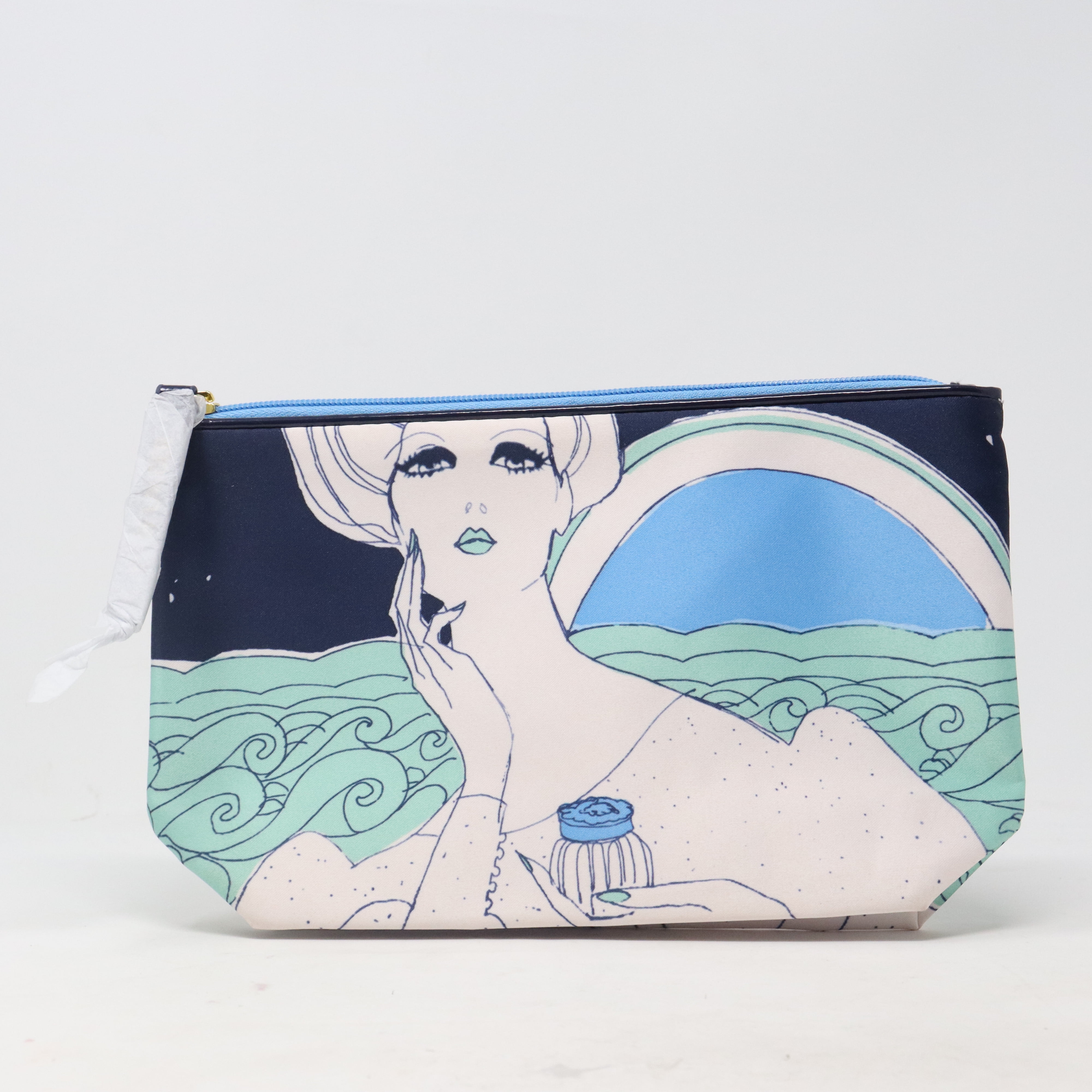 Estee lauder online blue makeup bag
