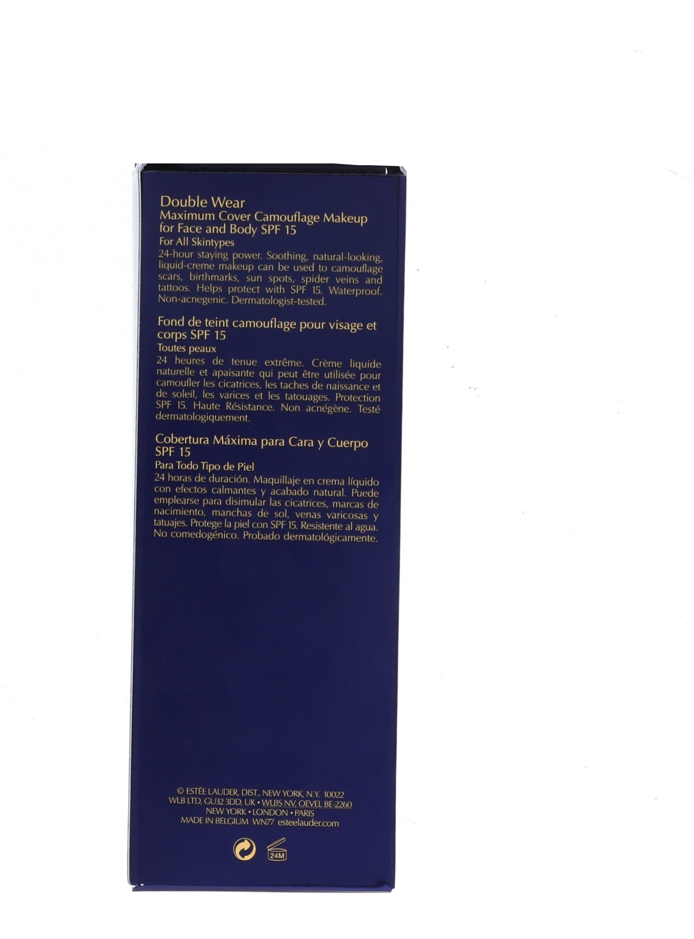 Estee Lauder Double Wear Maximum Cover Camouflage Makeup SPF 15 3C4 Medium / Deep 1 oz