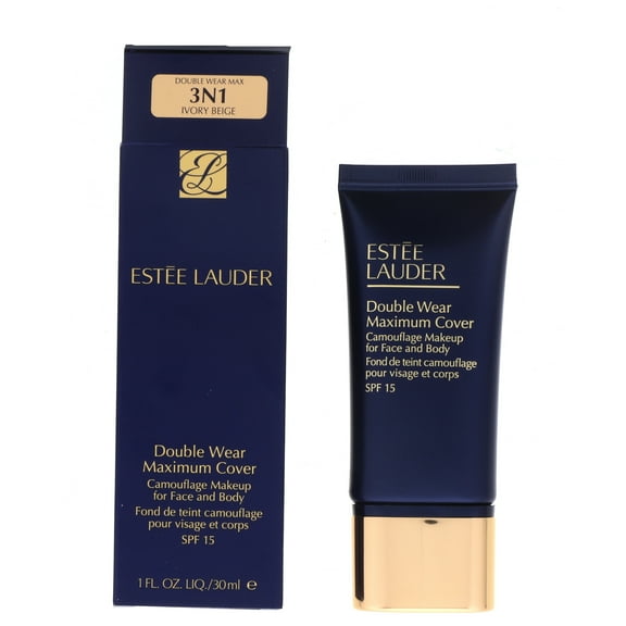 Estee Lauder Double Wear Maximum Cover Camouflage Makeup for Face and Body SPF15, 3N1 Ivory Beige, 1 oz
