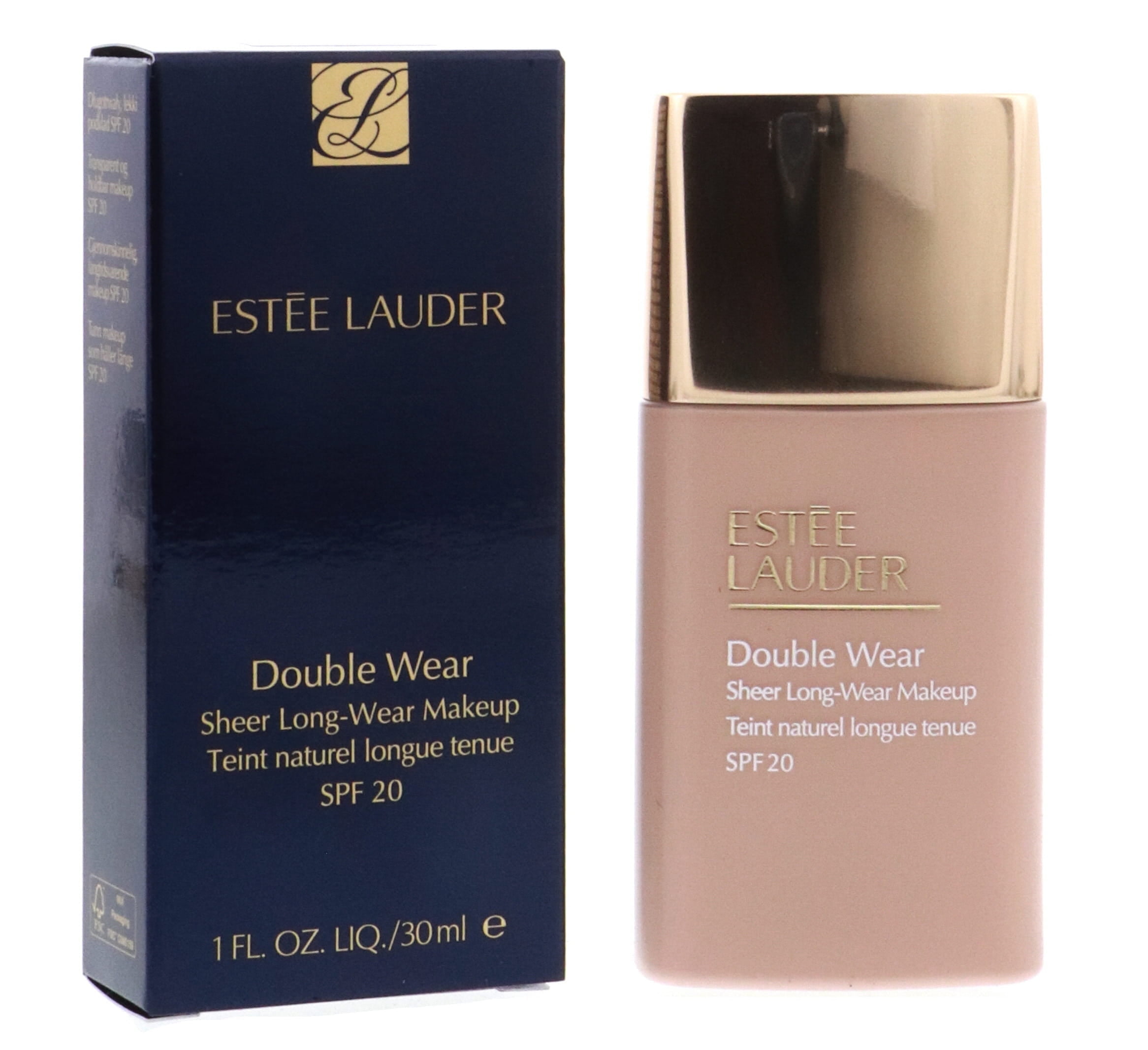 Estee Lauder Double Wear Sheer Long-Wear Makeup SPF20, 2C3 Fresco, 1 oz