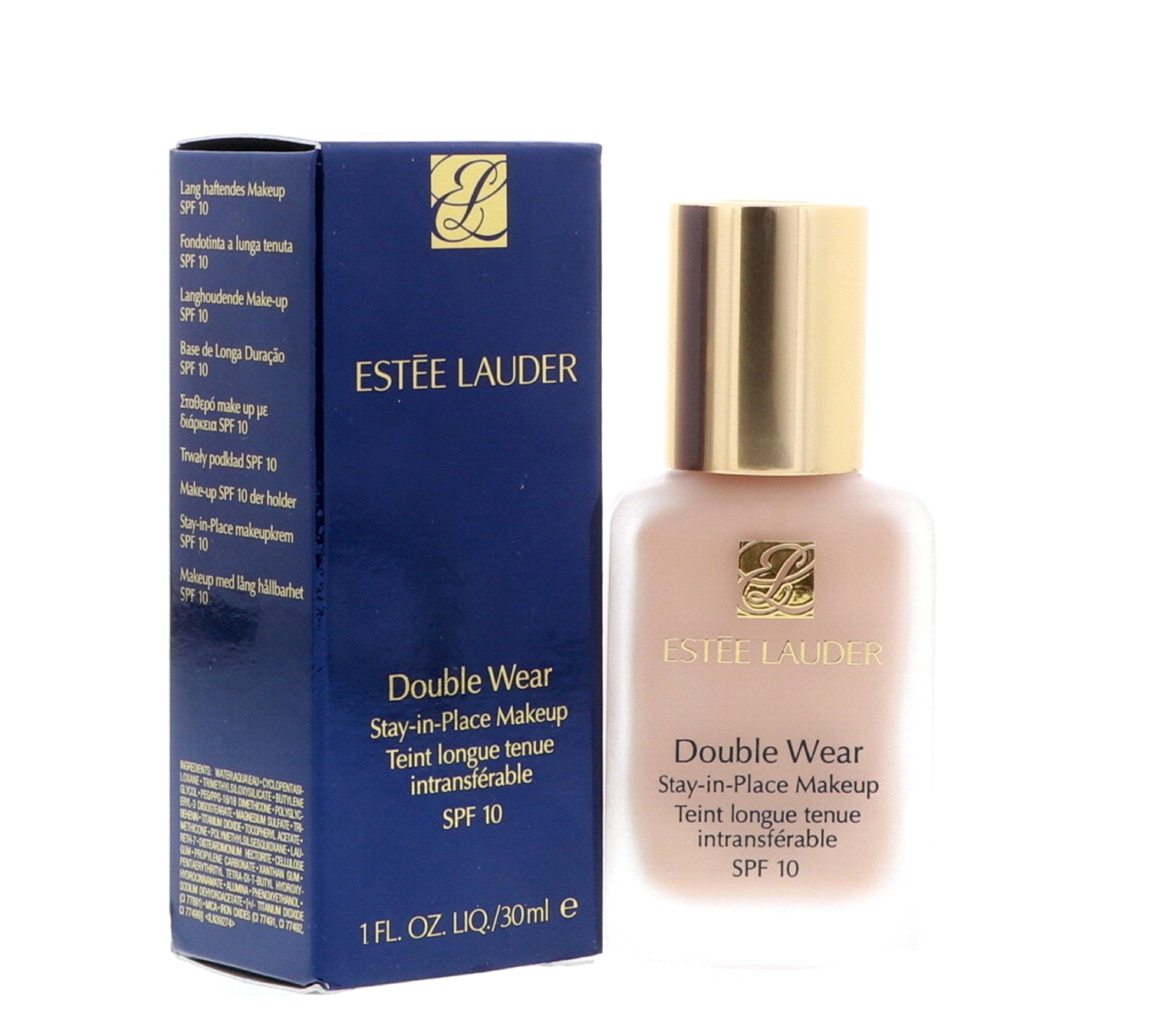 Estee Lauder Double Wear Stay-in-Place Makeup SPF10, 3C2 Pebble, 1 oz