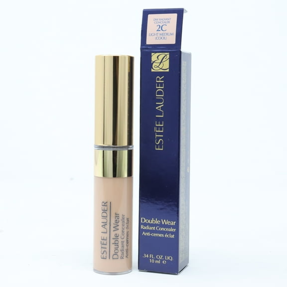 Estee Lauder Double Wear Radiant Concealer 0.34oz 2C Light Medium (Cool) New