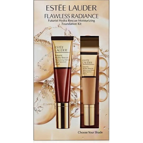 Estee Lauder Flawless Radiance Futurist Hydra Rescue Foundation Kit