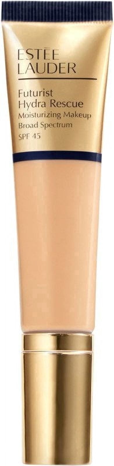 Estée Lauder Futurist Hydra Rescue Liquids Foundation Makeup for All Skin, Medium Coverage, Radiant Finish, Paraben-Free, Buildable, SPF 45, Dawn 2W1, 1.2 fl oz