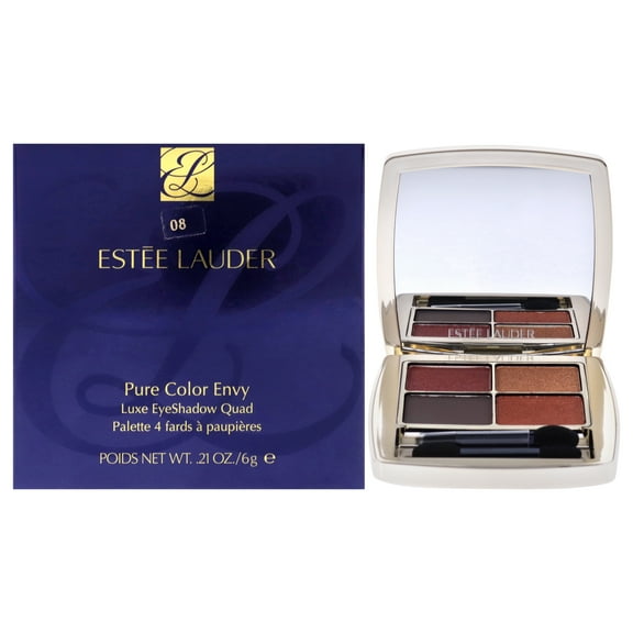 Estee Lauder Pure Color Envy Luxe Eyeshadow Quad - 08 Wild Earth , 0.21 oz Eye Shadow