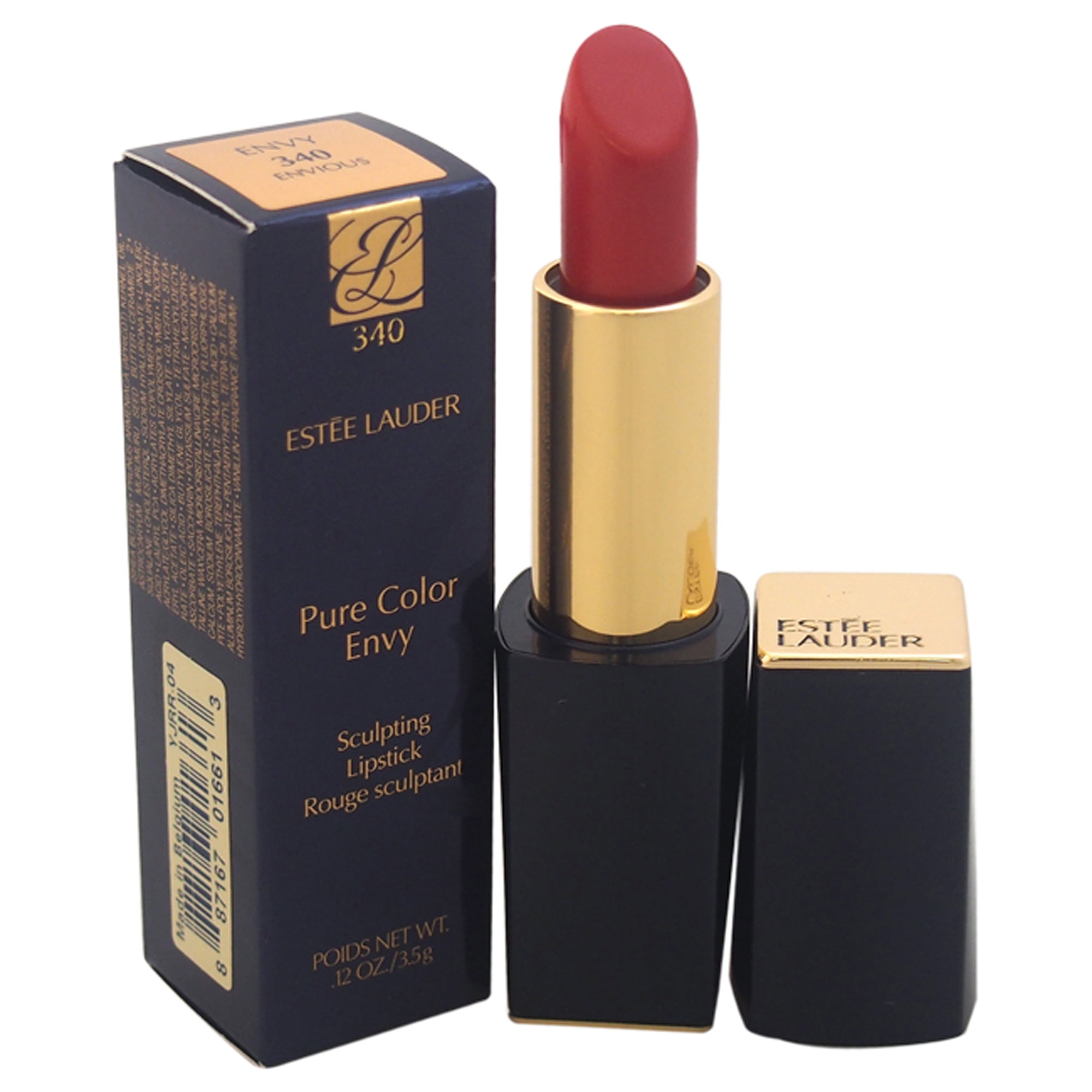 Estee Lauder Pure Color Envy Sculpting Lipstick 340 Envious Pack of 2, 0.12 oz Lipstick
