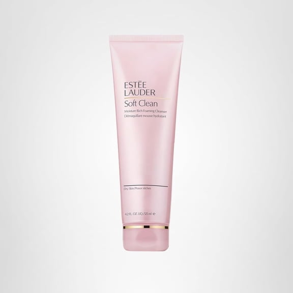 Estee Lauder Soft Clean Moisture Rich Foaming Face Wash Cleanser, 4.2 Ounce