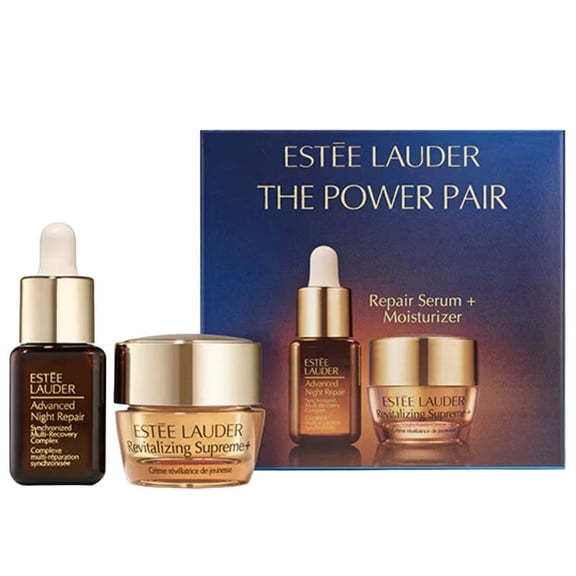 Estee Lauder The Power Pair Repair Serum + Moisturizer Mini Skincare Set 2pc