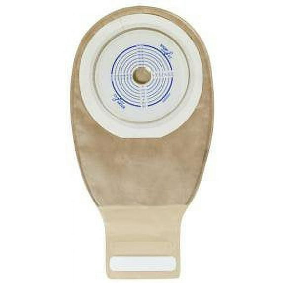 Esteem + Filtered Ostomy Pouch One-Piece System 12 Inch Length 3/4 to 2-1/2 Inch Stoma Drainable Trim to Fit, 416976 - Pack of 10