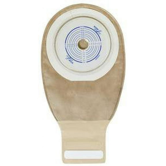Esteem + Filtered Ostomy Pouch One-Piece System 12 Inch Length 3/4 to 2-1/2 Inch Stoma Drainable Trim to Fit, 416976 - Pack of 10