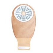 Esteem + Ostomy Pouch One-Piece System 12 Inch Length 13/16 to 2-3/4 Inch Stoma Drainable Trim to Fit, 416718 - Box of 10
