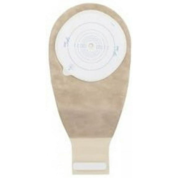 Esteem + Ostomy Pouch, One-Piece System, 14 Inch Length, 3/8 to 4 Inch Stoma, Drainable, Trim to Fit, 10 Count