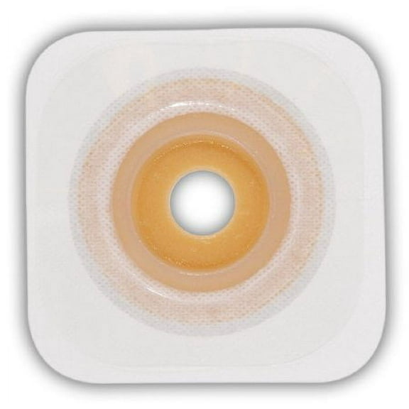 Esteem synergy Colostomy Barrier Trim to Fit, Extended Wear Durahesive, White Tape 4 Inch Flange Hydrocolloid 7/8 1-1/4 Stoma X, 409269 - BOX OF 10