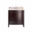 thumbnail image 1 of Estella 32 - Brown Cabinet + Jerusalem Gold Counter, 1 of 2