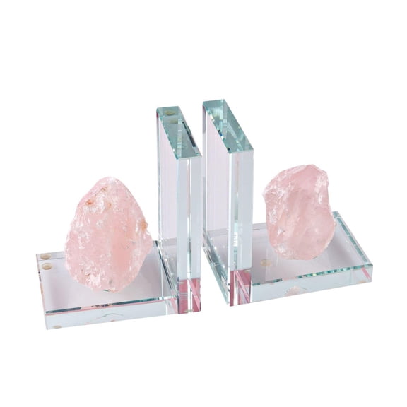 Estella Pink Stone & Glass Bookends *(12/6)*