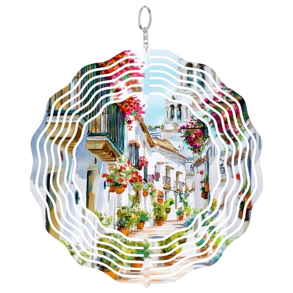 Estepona Spain Wind Spinner, Kinetic 3D Garden Of Costa Del Sol Yard Art