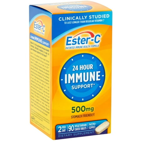 Ester-C 500 mg Coated Tablets 90 ea (Pack of 3)
