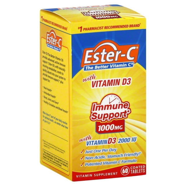 Ester C Ester C Immune Support, 60 ea - Walmart.com