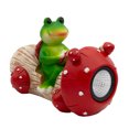 thumbnail image 1 of Esterno Solar Light Frog on Mushroom for Garden, Yard Decor Frog Figure on Mushroom Car Ceramic Statue, 1 of 8