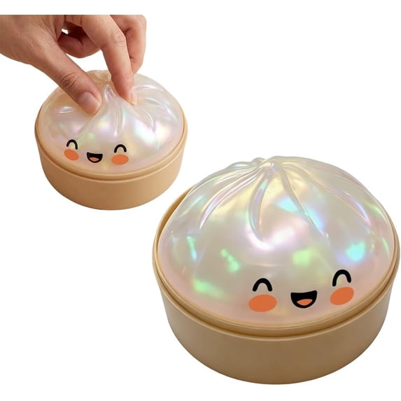 Esterze Dumpling Stress Reliever for Adults, Soft Slow Rising Squeeze Ball, Cute Desk Decor for Office & Home Relaxation