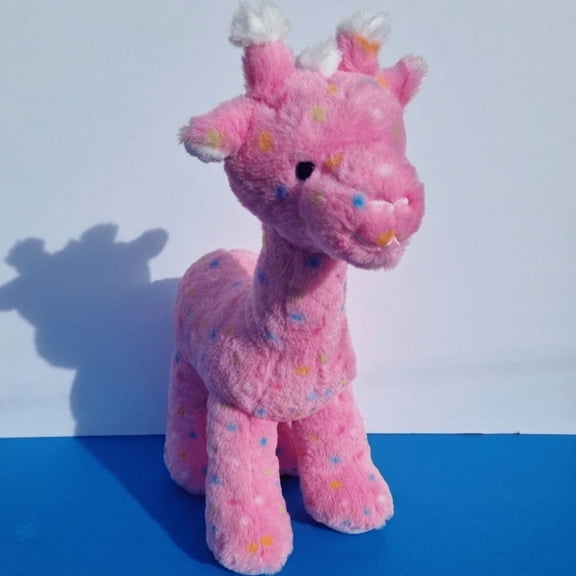 Esterze Pink Frosted Animal Cookie Giraffe Stuffed Animals, Ultra-Soft Plushies
