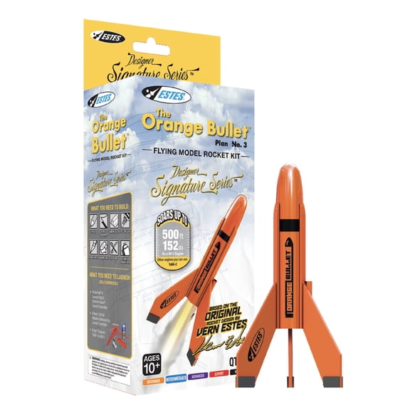 Estes Rockets Orange Bullet Designer Signature Series
