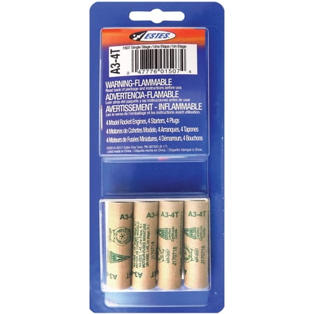 Estes A3-4T Engine Pack (4-Each)