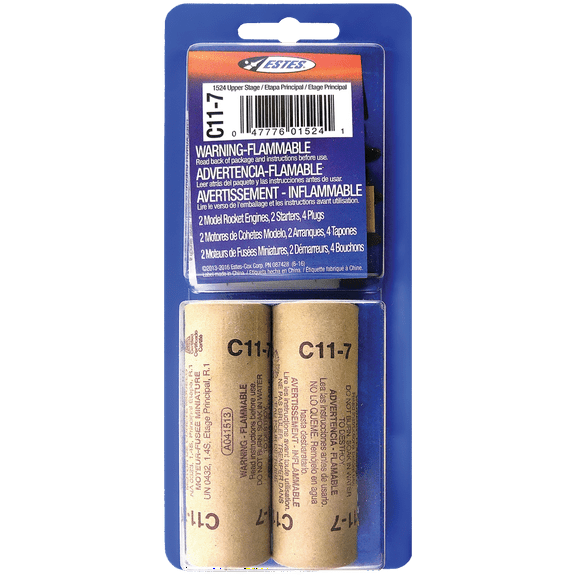 Estes - C11-7 Model Rocket Engines (2-Count) EST10039 / EST1524