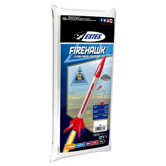 Estes Firehawk Flying Model Rocket