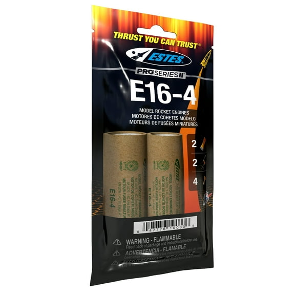 Estes Rockets E16-4 Engines 2 Pack EST10033 / EST1696