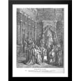 thumbnail image 1 of Esther Before the King 28x36 Large Black Wood Framed Print Art by Gustave Dore, 1 of 2