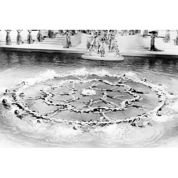 Esther Williams Bathing Beauty 24x36 Poster Dramatic Synchronized Swimming