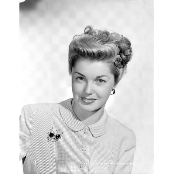 Esther Williams Portrait in Black and White with Corsage Photo Print (8 x 10)