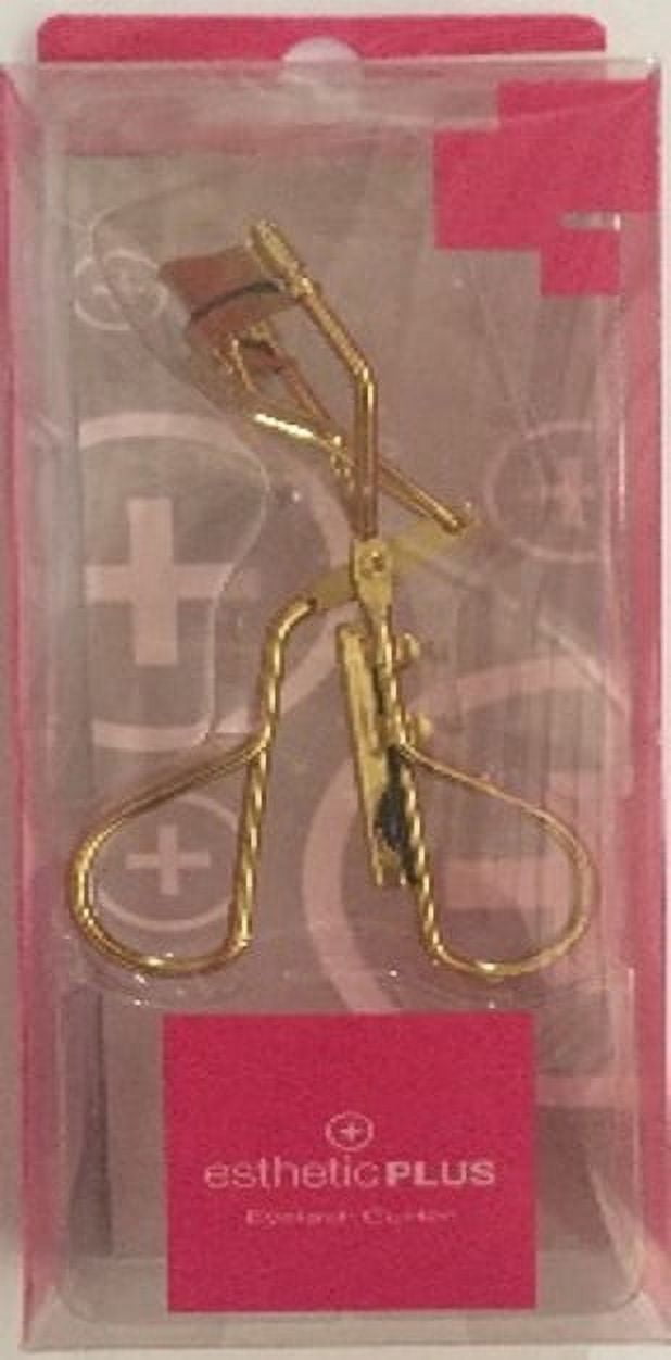 EstheticPlus DELUXE EYELASH CURLER (Gold)— No Pinching or Pulling