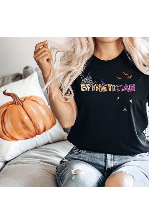 Esthetician Halloween S1Hirt, Hoodie, Swea, Tank Top, Gift, Hair StY1List, Hairdresser, Skin Therapist, Beauty Magician