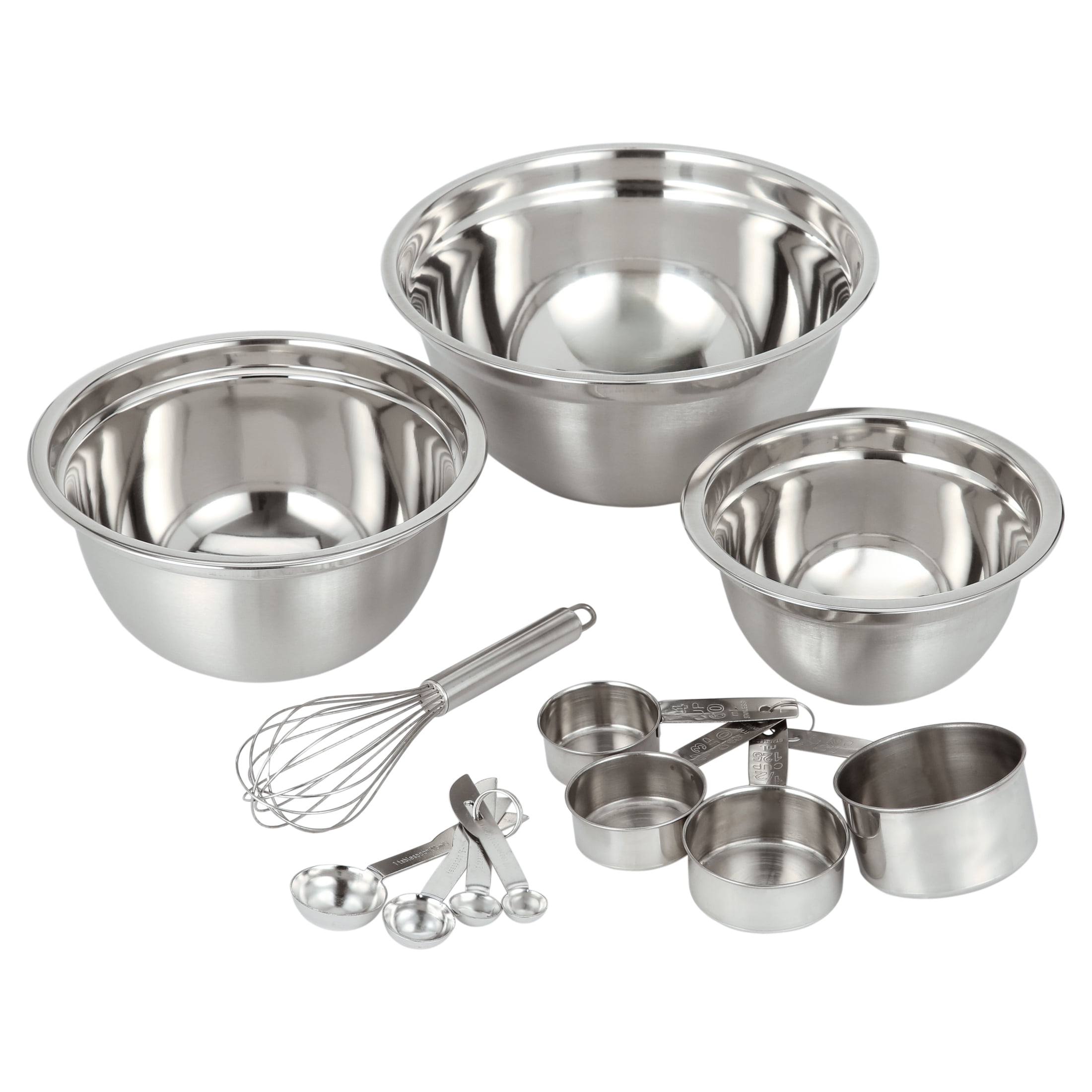 Estilo Handle Food Mix & Measure Set | Large Quart Stainless