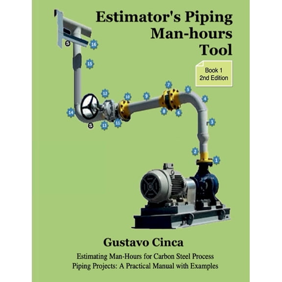Piping Man Hours Estimating Estimator's Piping Man-hours Tool (Second Edition): Estimating Man-Hours for Carbon Steel Process Piping Projects: A Pra, Book 1, (Paperback)