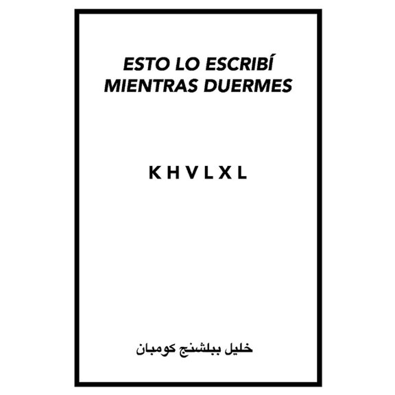 Esto Lo Escrib Mientras Duermes, (Paperback)