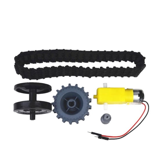 Eston Smart Tank Track Conveyor Kit, 40-Section, Black/Yellow