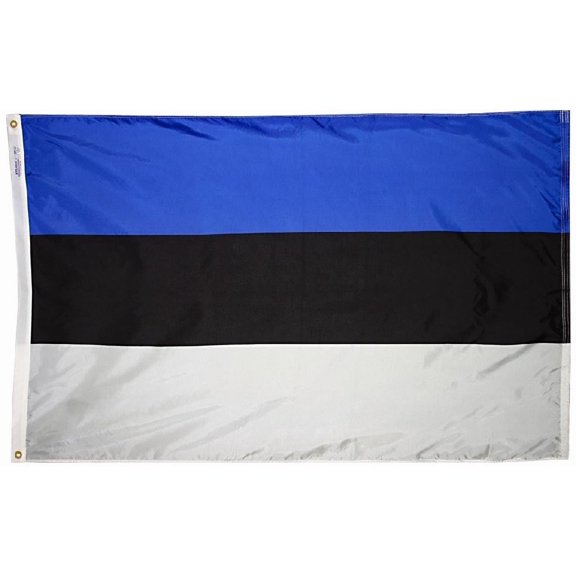 Estonia - 3'X5' Nylon Flag