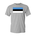 thumbnail image 1 of Estonia Country Flag Adult DT T-Shirt Tee, 1 of 2