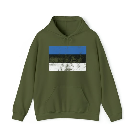 Estonia Estonian Pride Flag Hoodie, Gifts, Hooded Sweatshirt